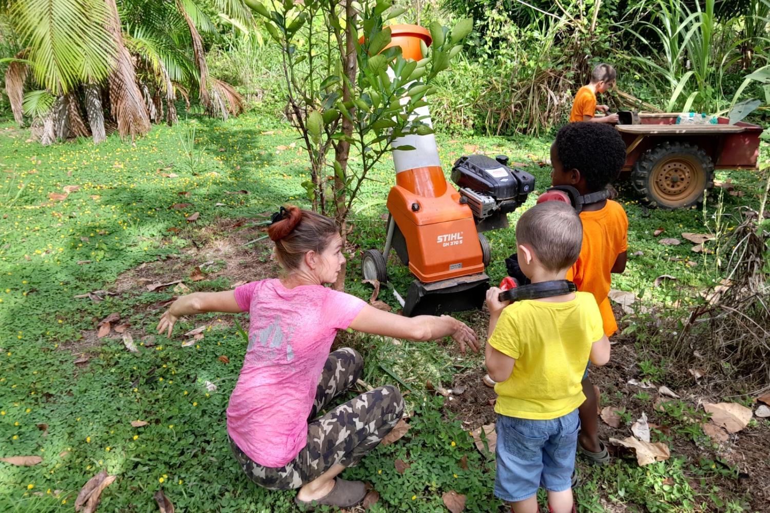 potager école Saül