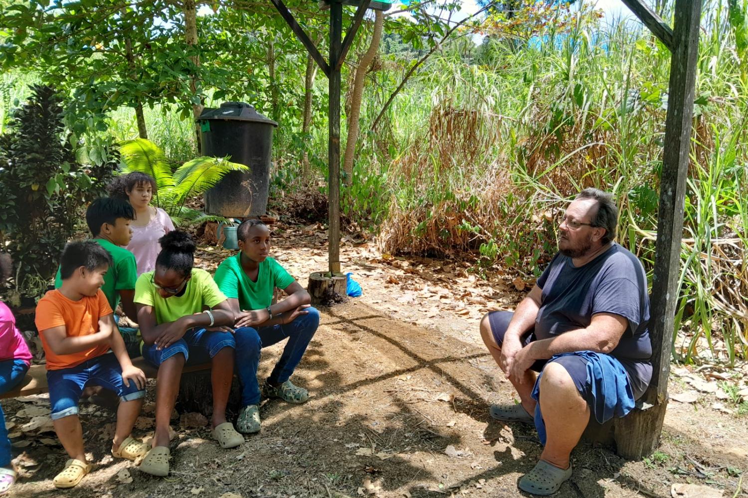 potager école Saül